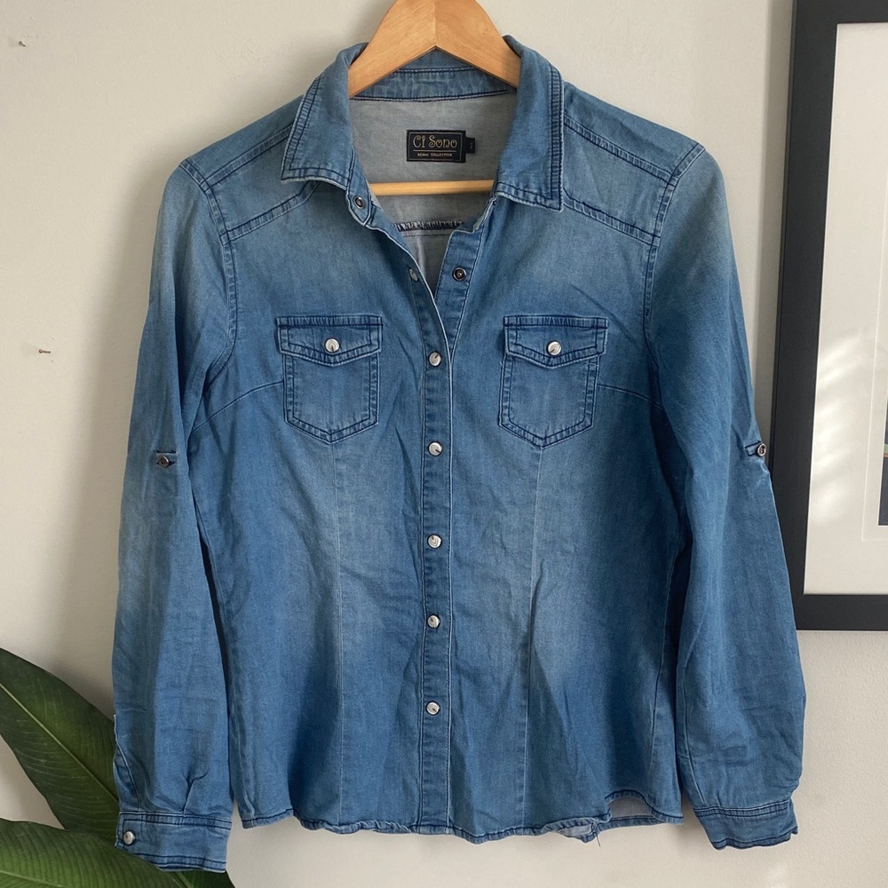 Ci Sono Light Blue Denim shirt
